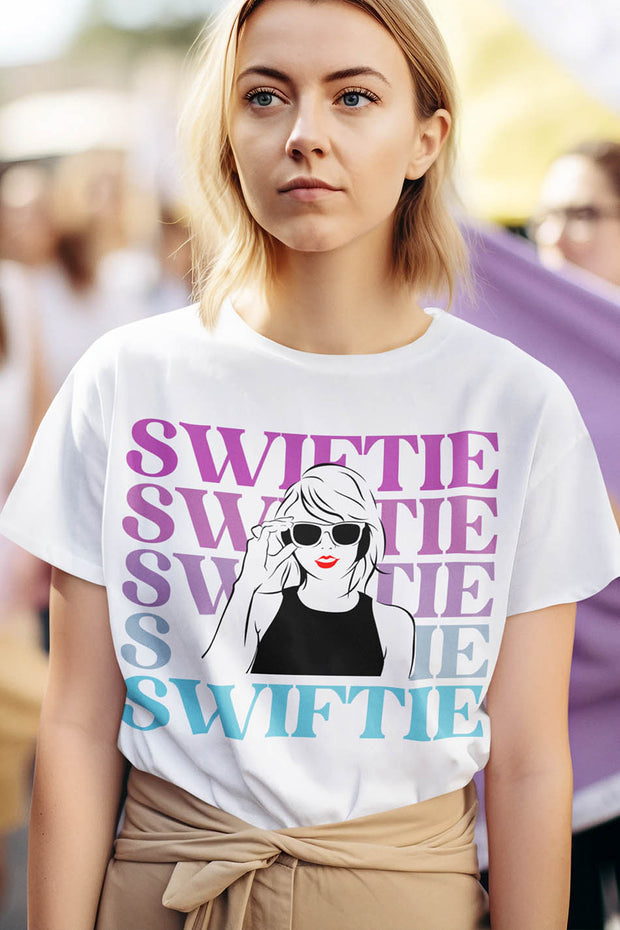 Taylor Swift Merch T Shirt Swiftie Lover Fan Version Birthday Gift Tees