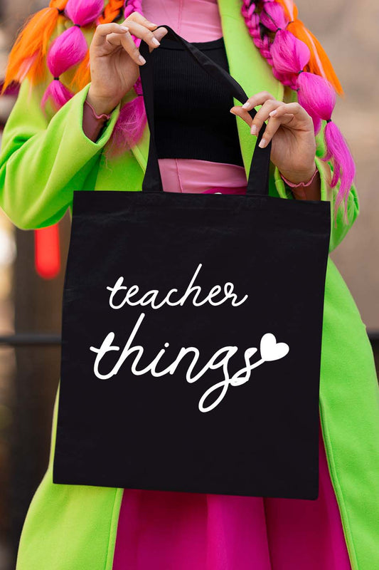 Teacher Things Tote Bag