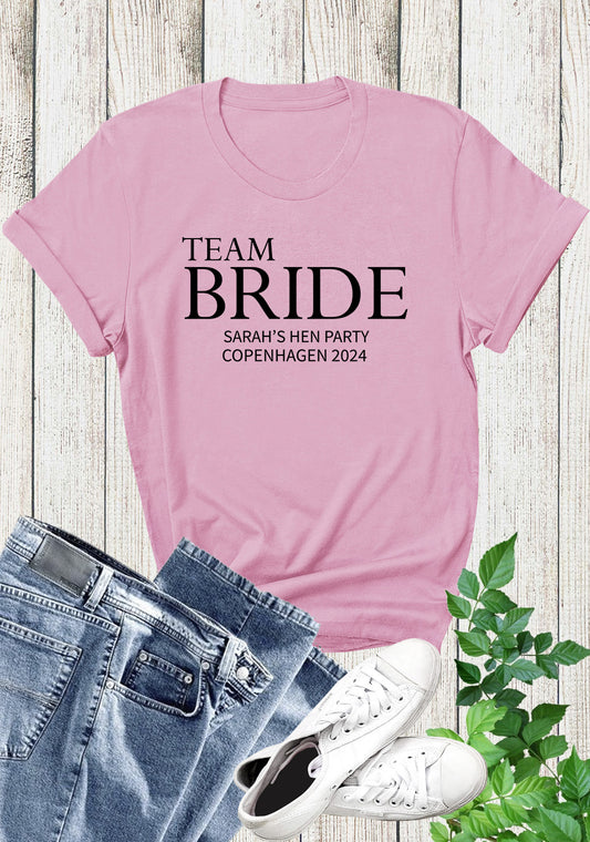 Team bride shirts