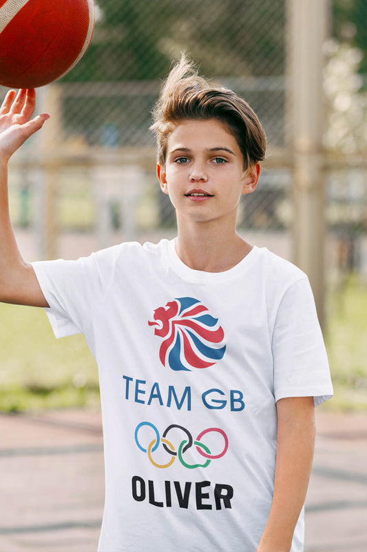 Personalised Great Britain Supporter Olympics T Shirt