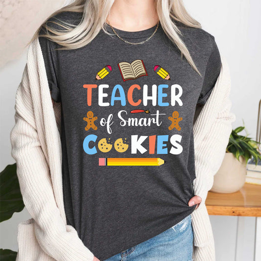 Teacher of Smart Cookies Christmas T Shirt