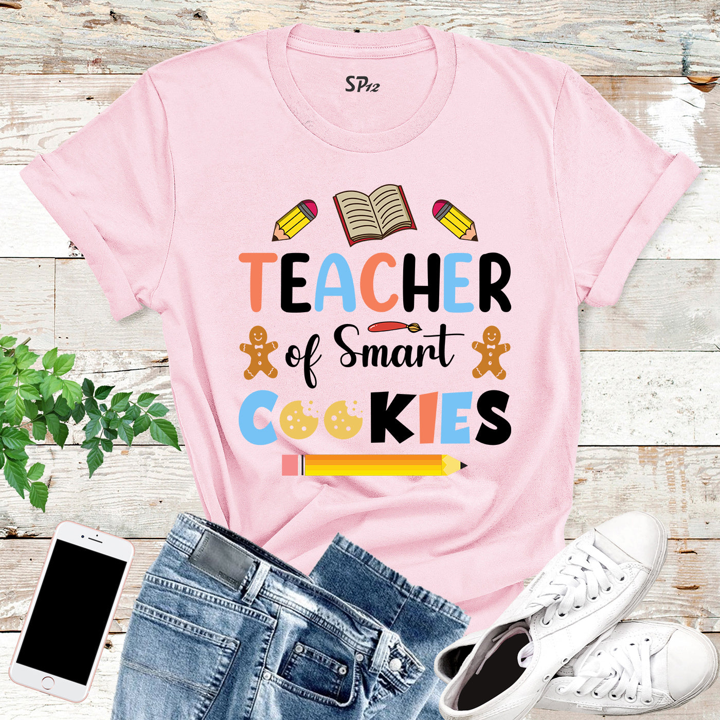 Teacher of Smart Cookies Christmas T Shirt