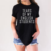 Tears Of My English Students Motivational Custom Funny Teacher Shirt