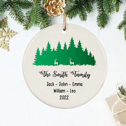 Personalized The Smith Family Christmas Bible Verse 2022 Ornament