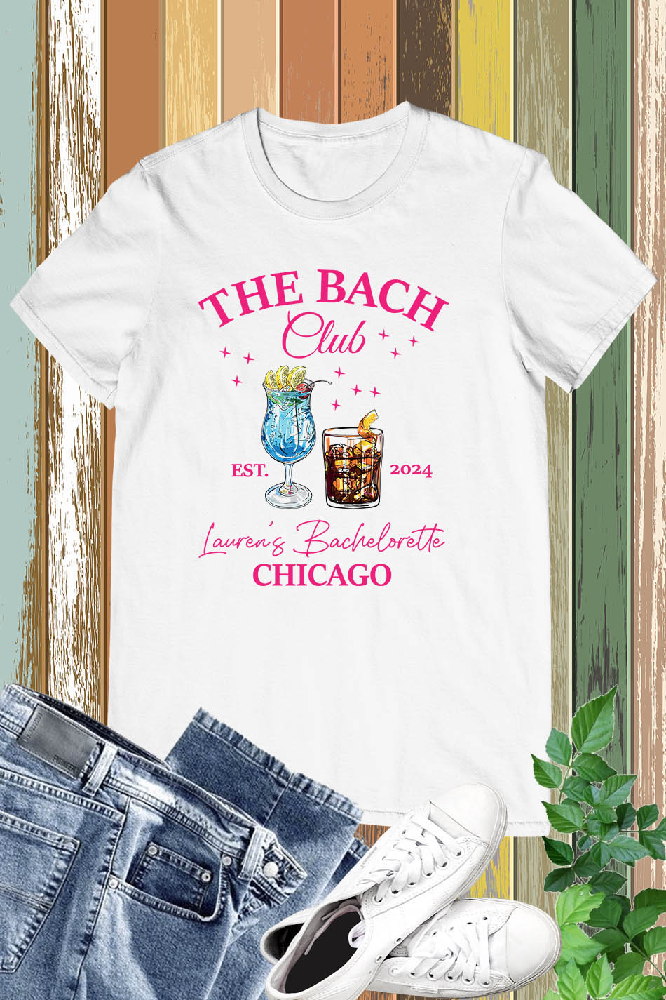 Bachelorette Party Bach Club Personalized Group T Shirts