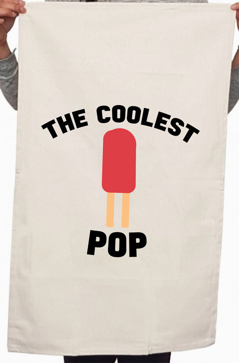 Awesome Coolest Pop Summer Custom Father's Day Kitchen Table Tea Towel