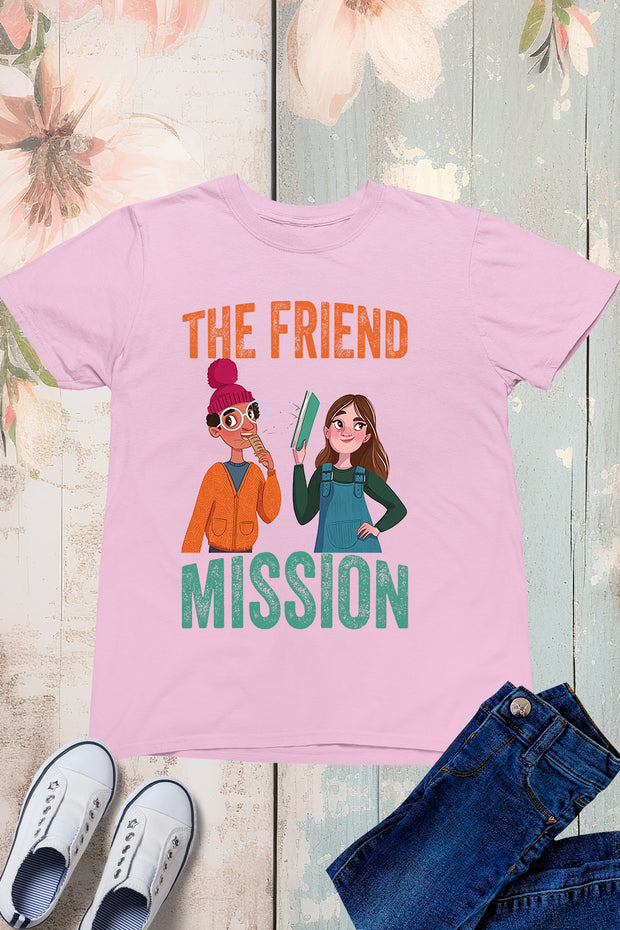 The Friend Mission Edie Eckhart T-Shirt World Book Day School Party Kids T Shirt