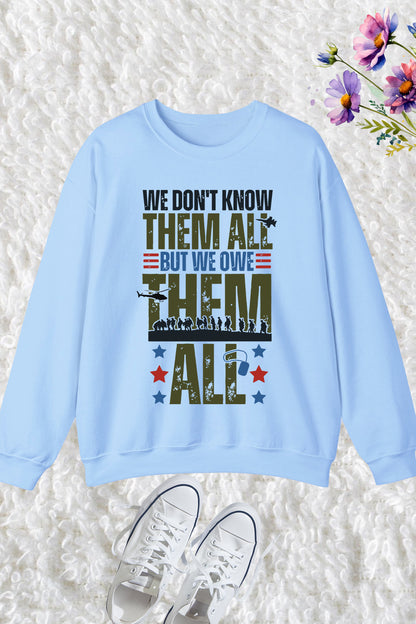 Armed Forces Military Respect Sweatshirt