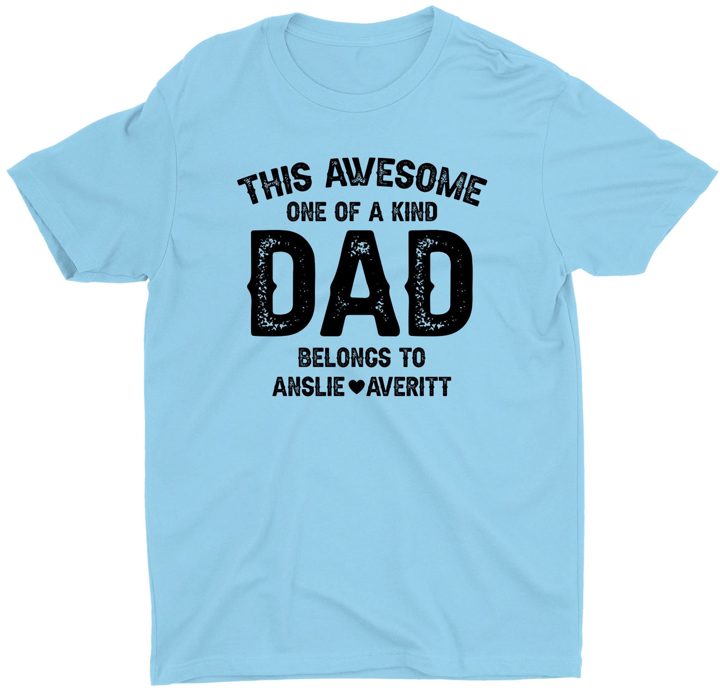 This Dad Belongs to Custom Short Sleeve Father's Day Gift T-Shirts