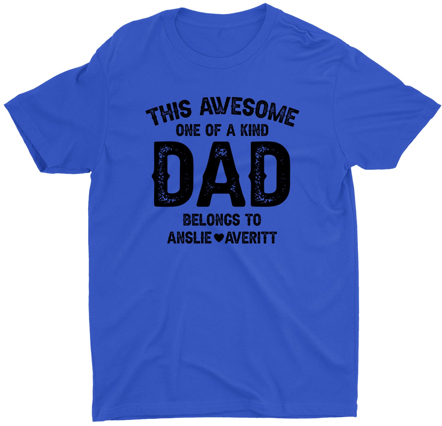 This Dad Belongs to Custom Short Sleeve Father's Day Gift T-Shirts