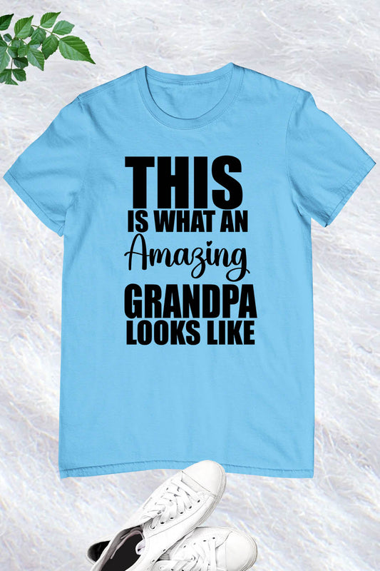 This Is What An Amazing Grandpa Looks Like T Shirts