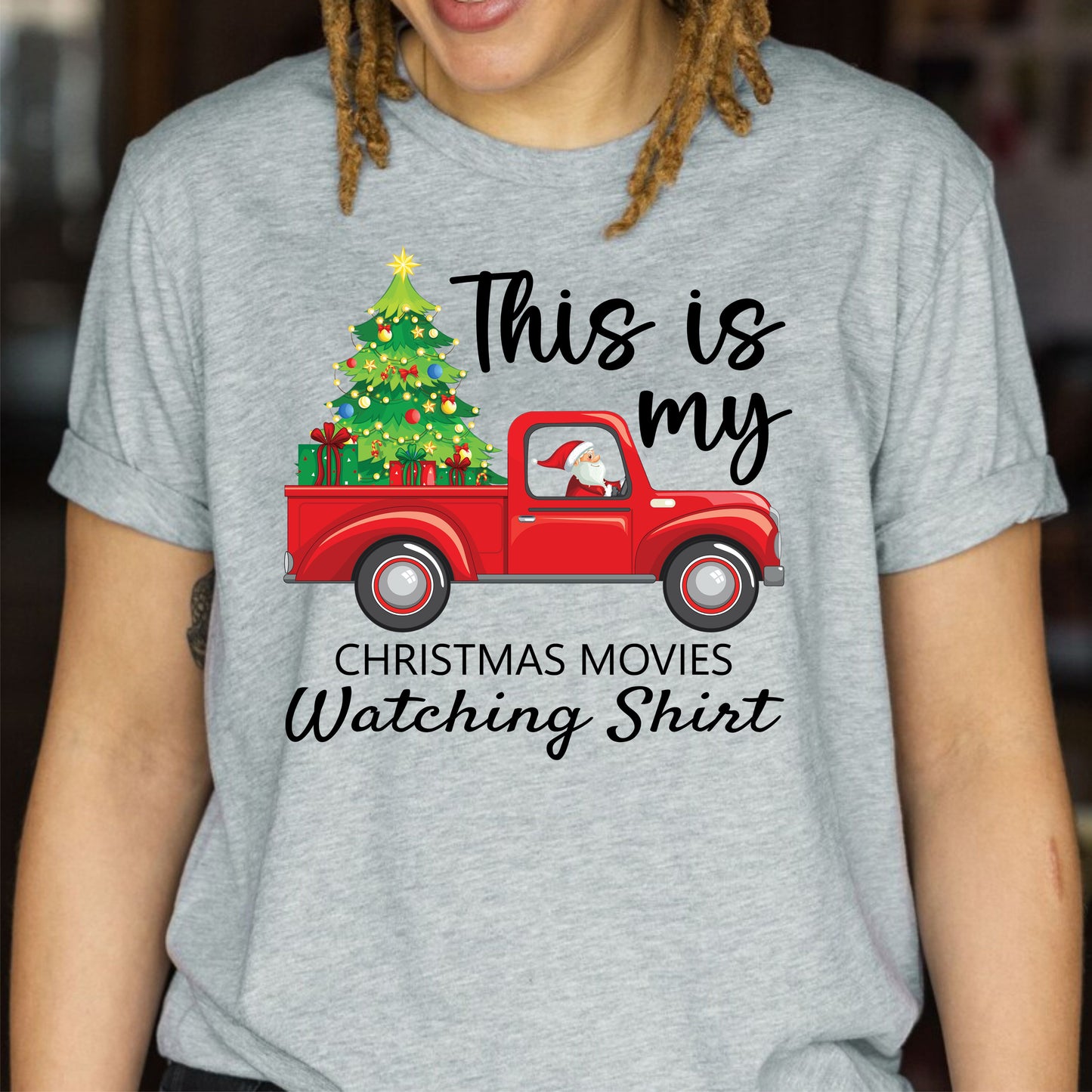 This Is My Christmas Movie Watching Shirt Family XMas Video T Shirts