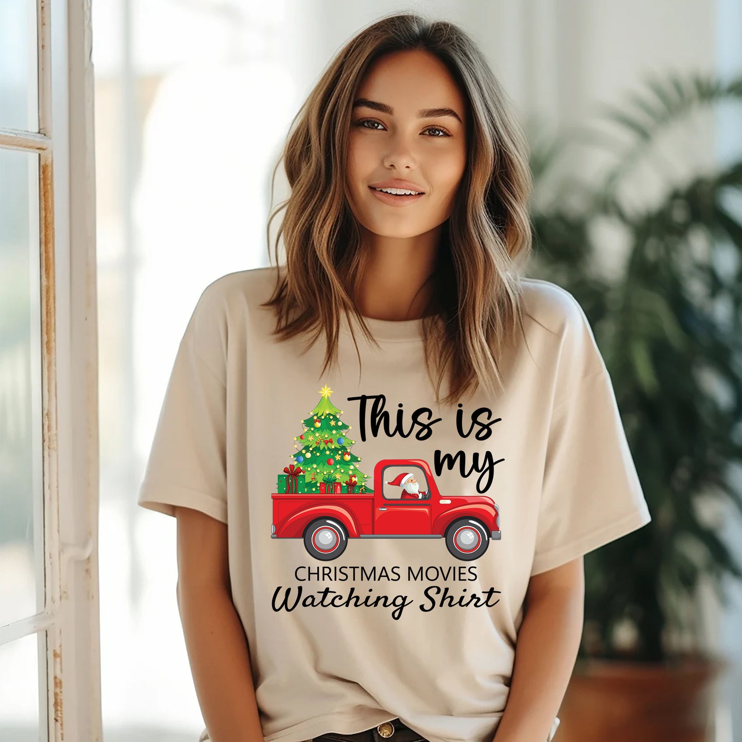 This Is My Christmas Movie Watching Shirt Family XMas Video T Shirts