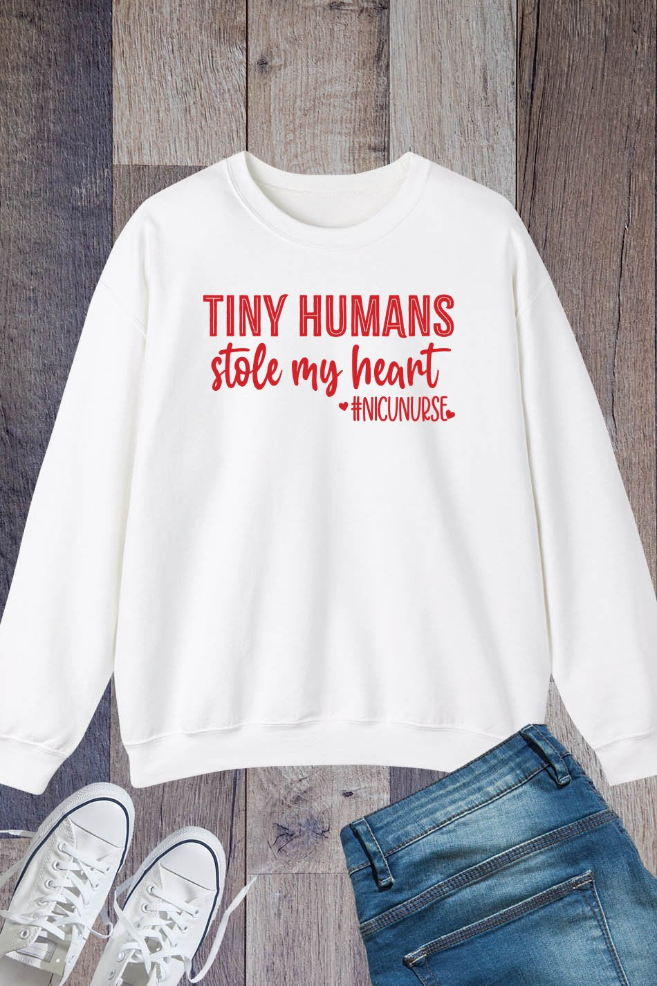 NICU Nurse Tiny Humans Stole My HearSweatshirt