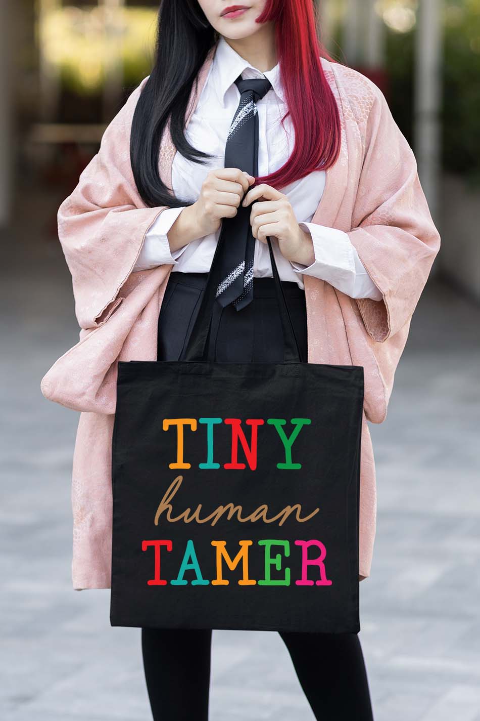Tiny Human Tamer Tote Bag