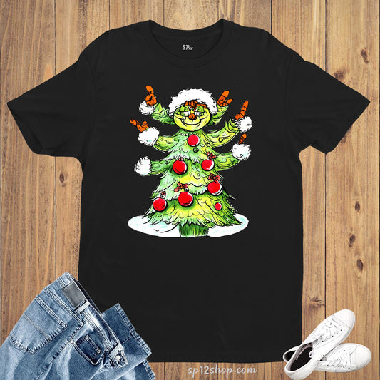 Grinch Tree Christmas TShirt