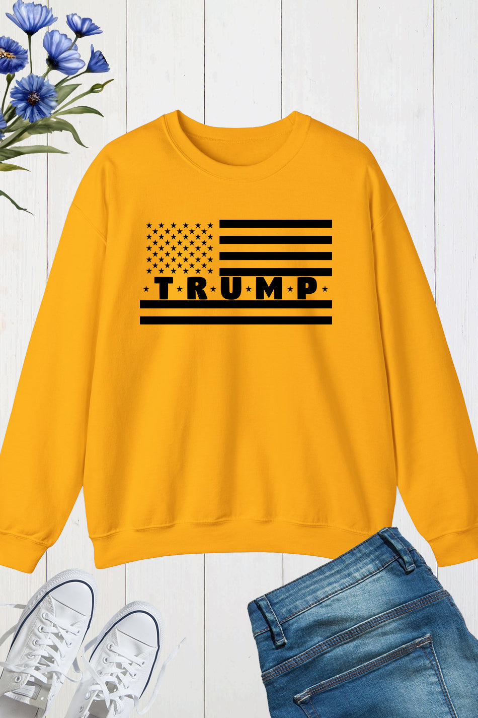Trump Flag Republican MAGA Political Sweatshirts
