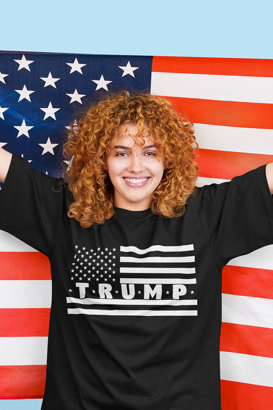Trump Flag Republican MAGA Political T Shirts