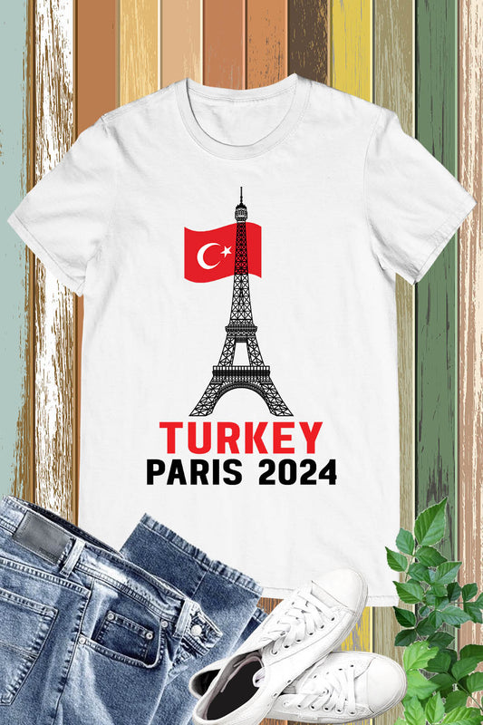 Turkey Olympics Supporter Paris 2024 T Shirt