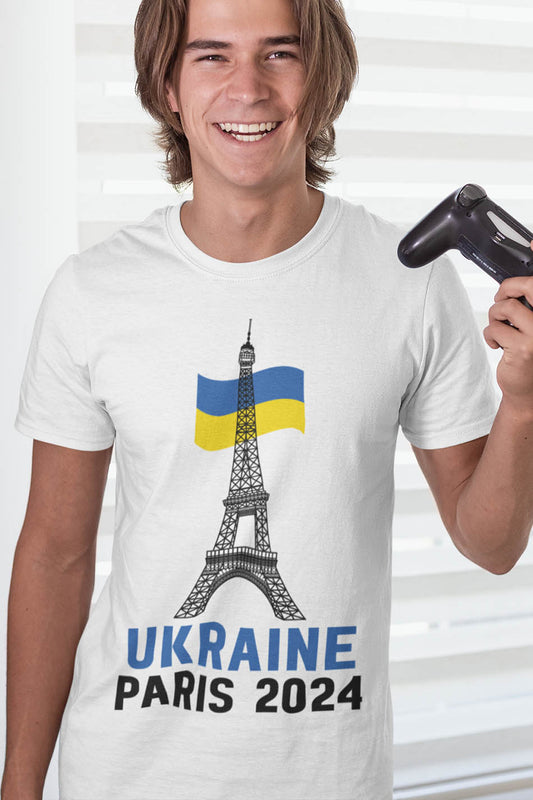 Ukraine Olympics Supporter Paris 2024 T Shirt