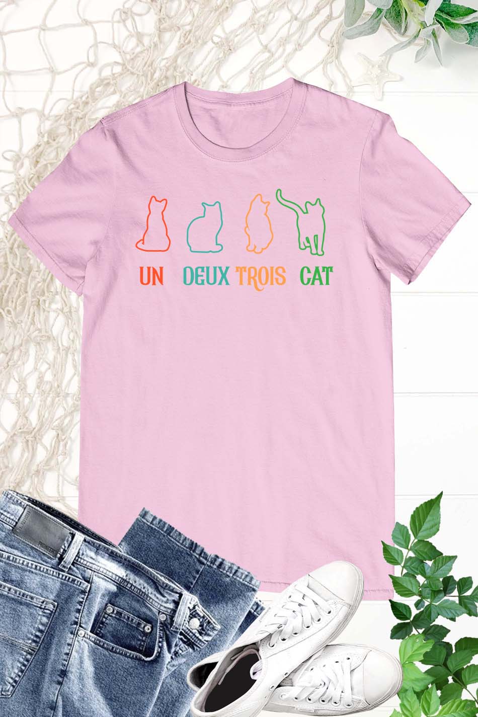 Un Deux Trois Cat T-shirt