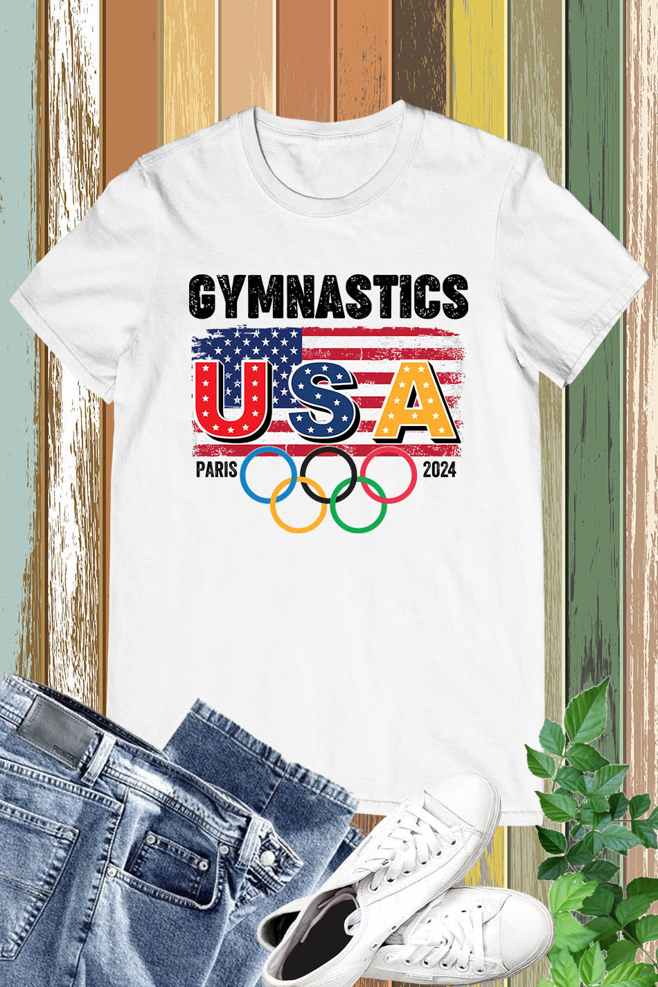USA Gymnastics Supporter Olympics Paris 2024 T Shirt