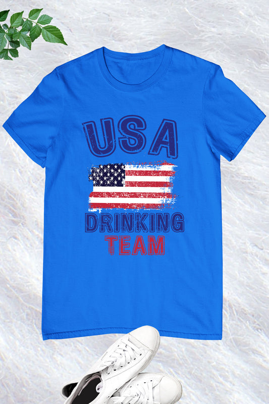 USA Drinking Team Funny Olympics T Shirt