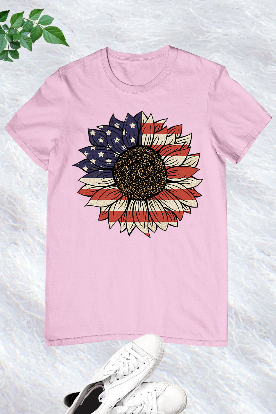 America Sunflower Memorial Day Shirts
