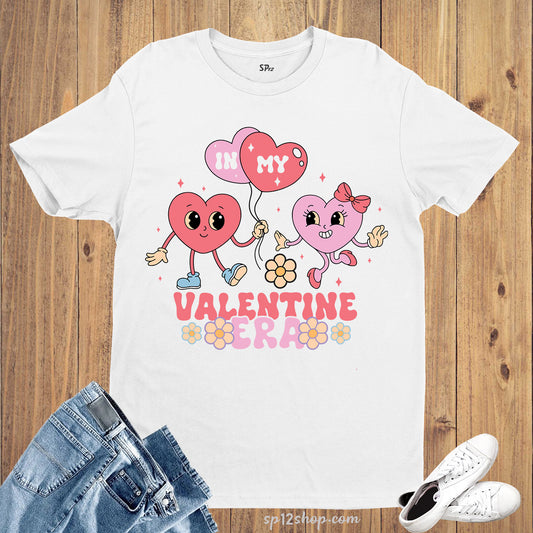 In My Valentine Era Couple Heart T Shirt