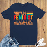 Vintage Feminist T Shirt