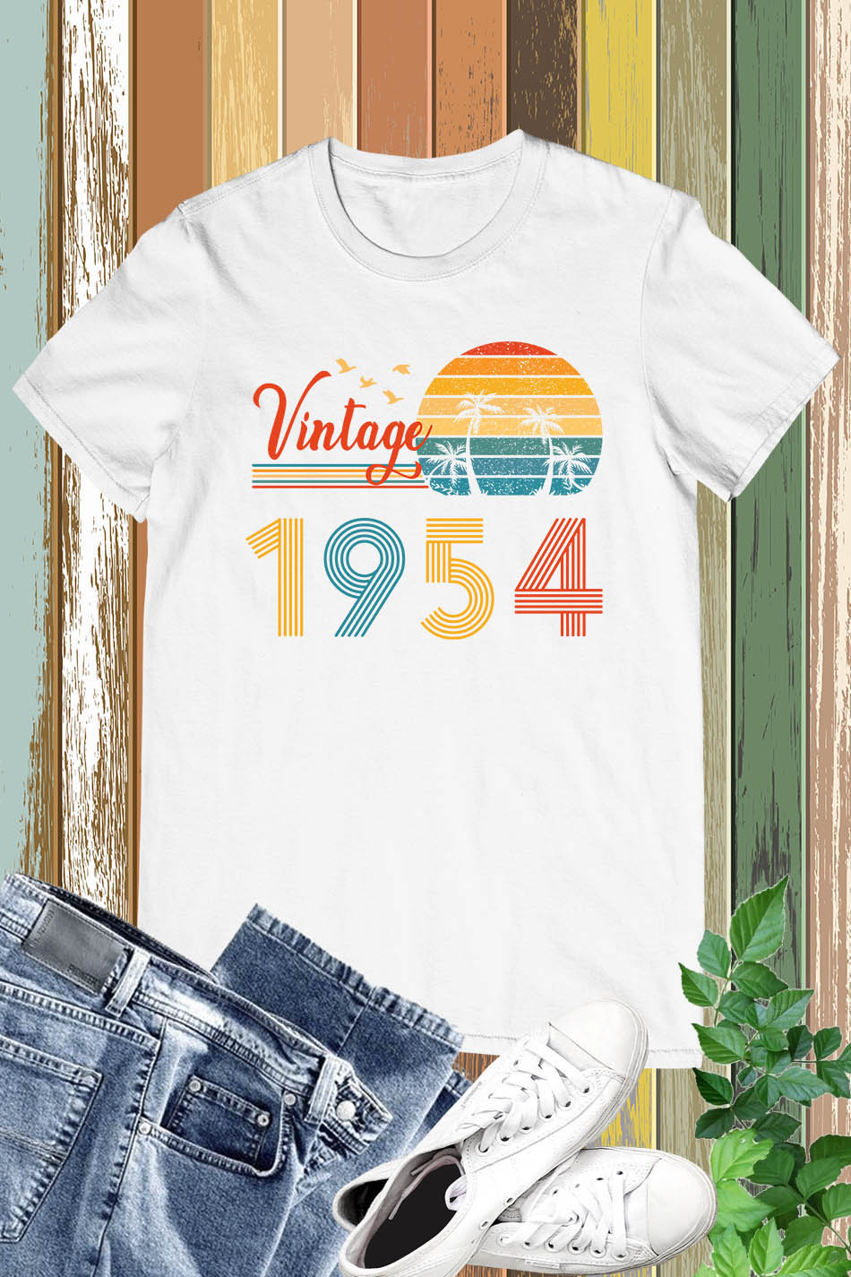 Vintage 1954 70th Birthday T Shirt