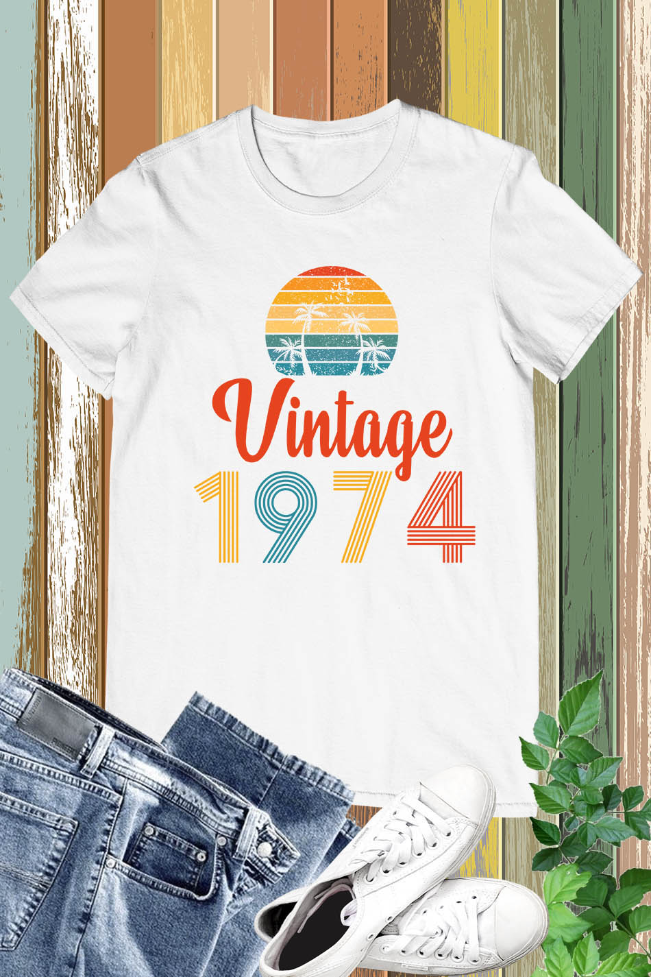 Vintage 1974 T Shirt 50th Birthday Tshirt