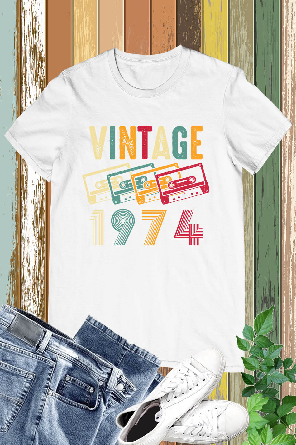 Vintage 1974 50th Birthday Shirt