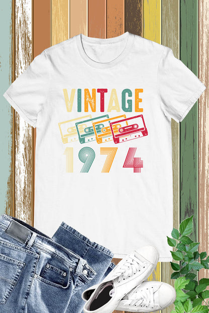 Vintage 1974 50th Birthday Shirt