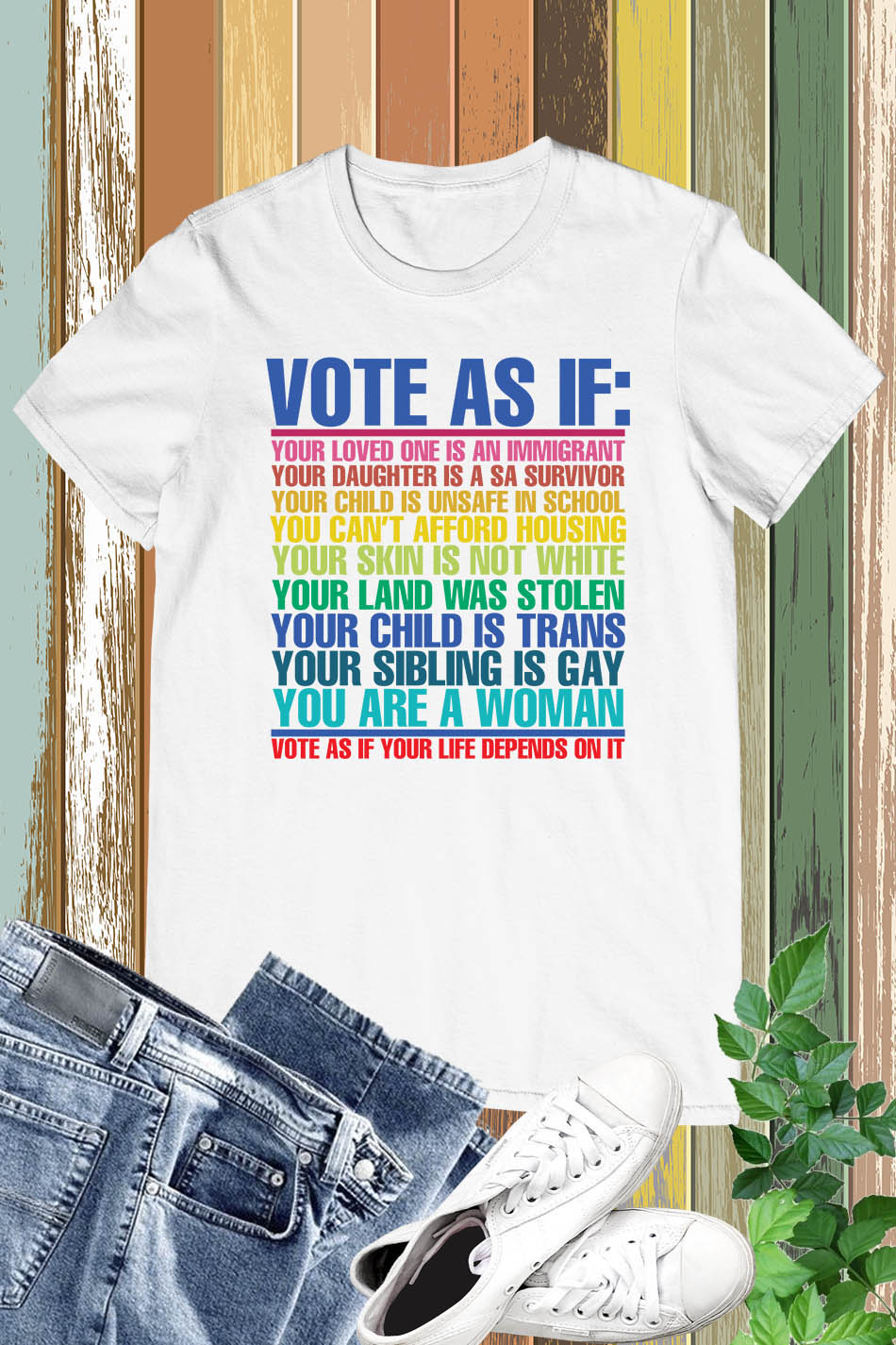 Vote As If Your Rights Depend On It" - Make a statement with our 'Vote As If' shirt! Every vote counts. 🗳️ #VoteAsIf #ElectionSeason #CivicResponsibility