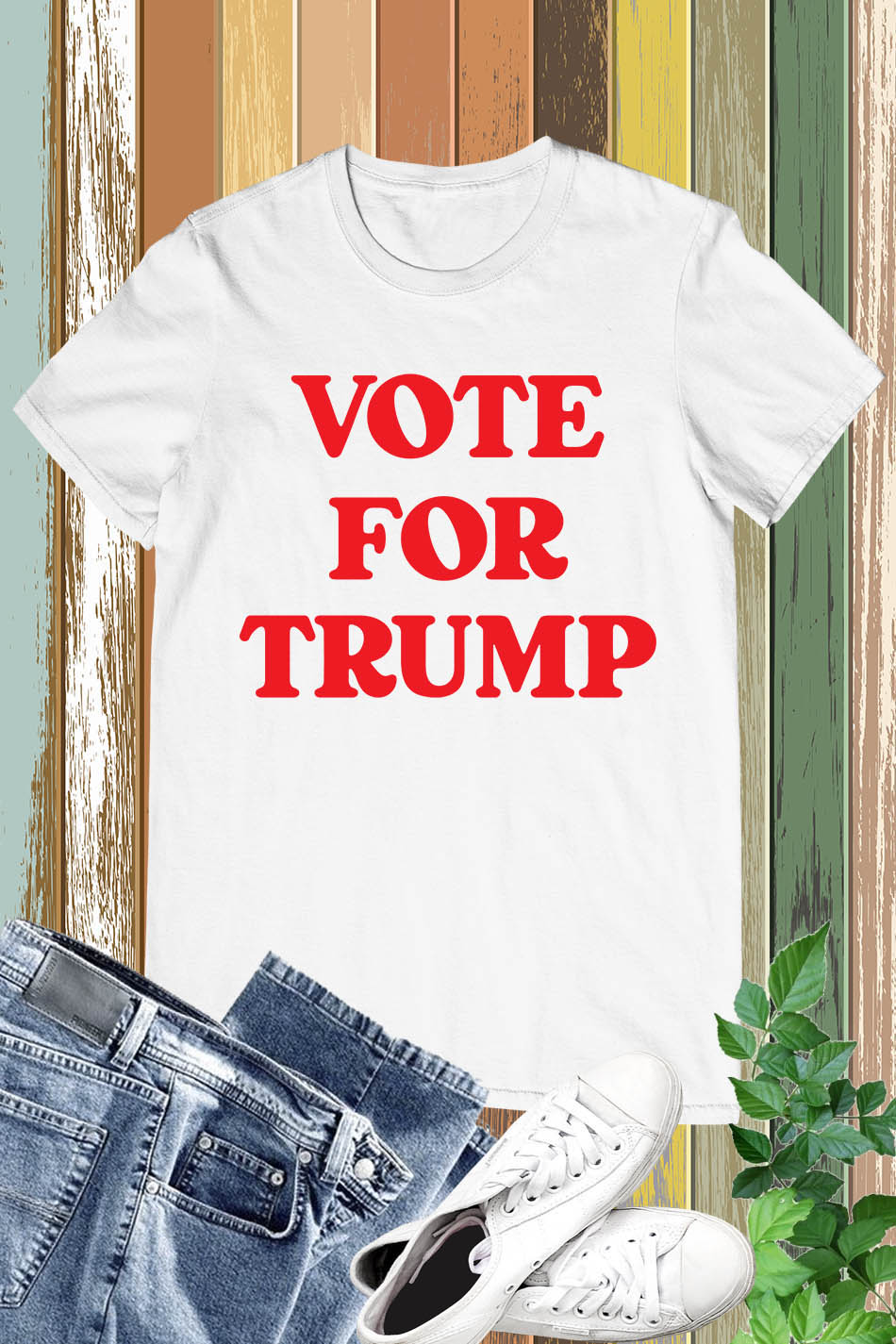 Custom Vote for Name Ringer Shirt