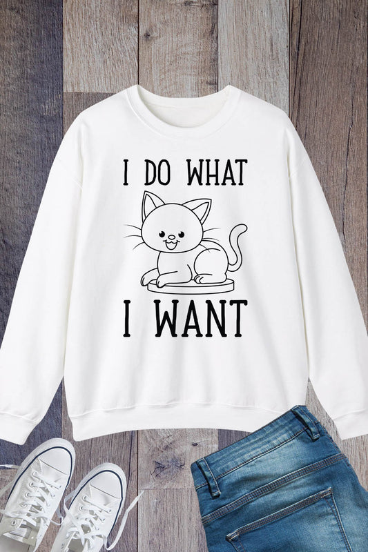 I Do What I Want Funny CaSweatshirt