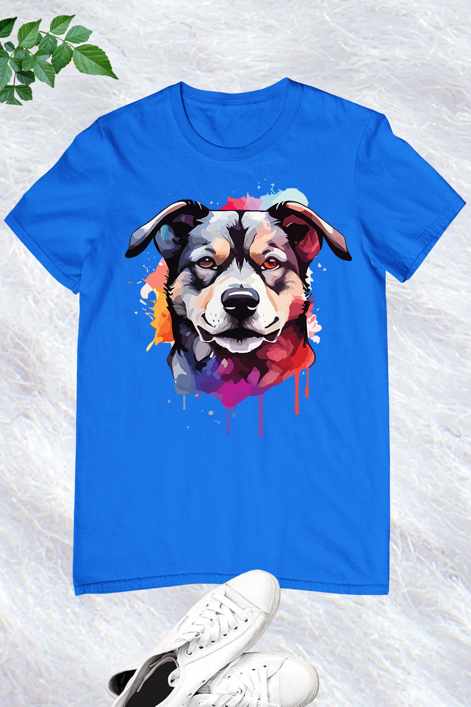 Water Color Dog T Shirt