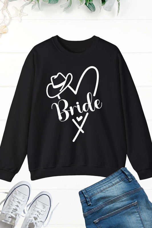 Western bride Bachelorette Party Sweatshirt