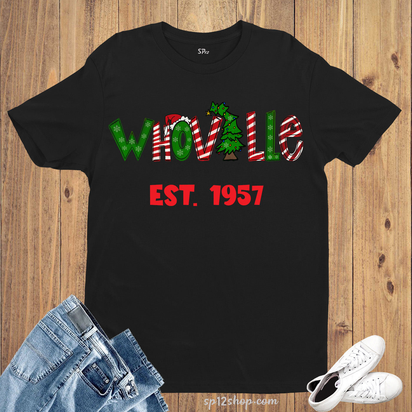 Whoville Est. 1957 Christmas Vintage Shirt