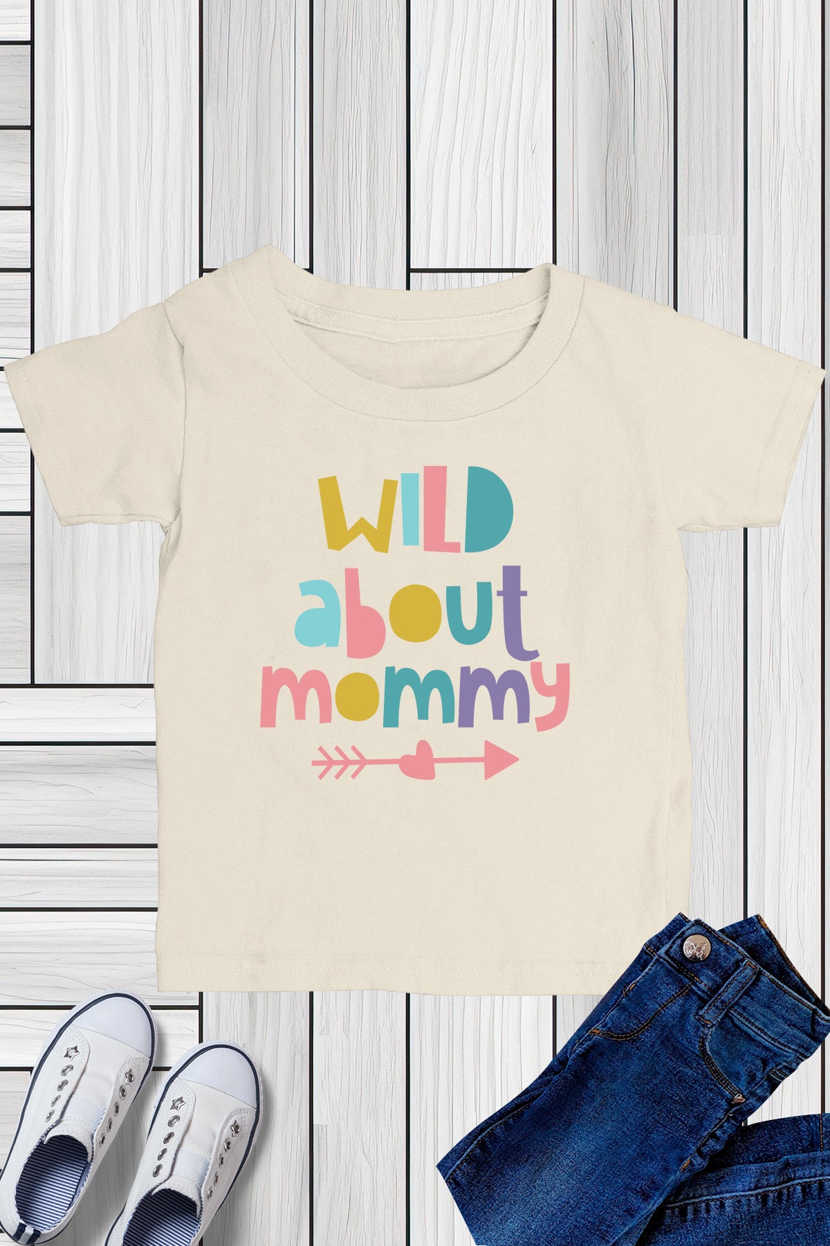 Wild About Mommy Kids T Shirt