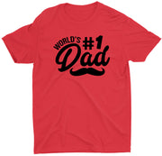 World's Number One Dad Lover Custom Short Sleeve Father's Day T-Shirt