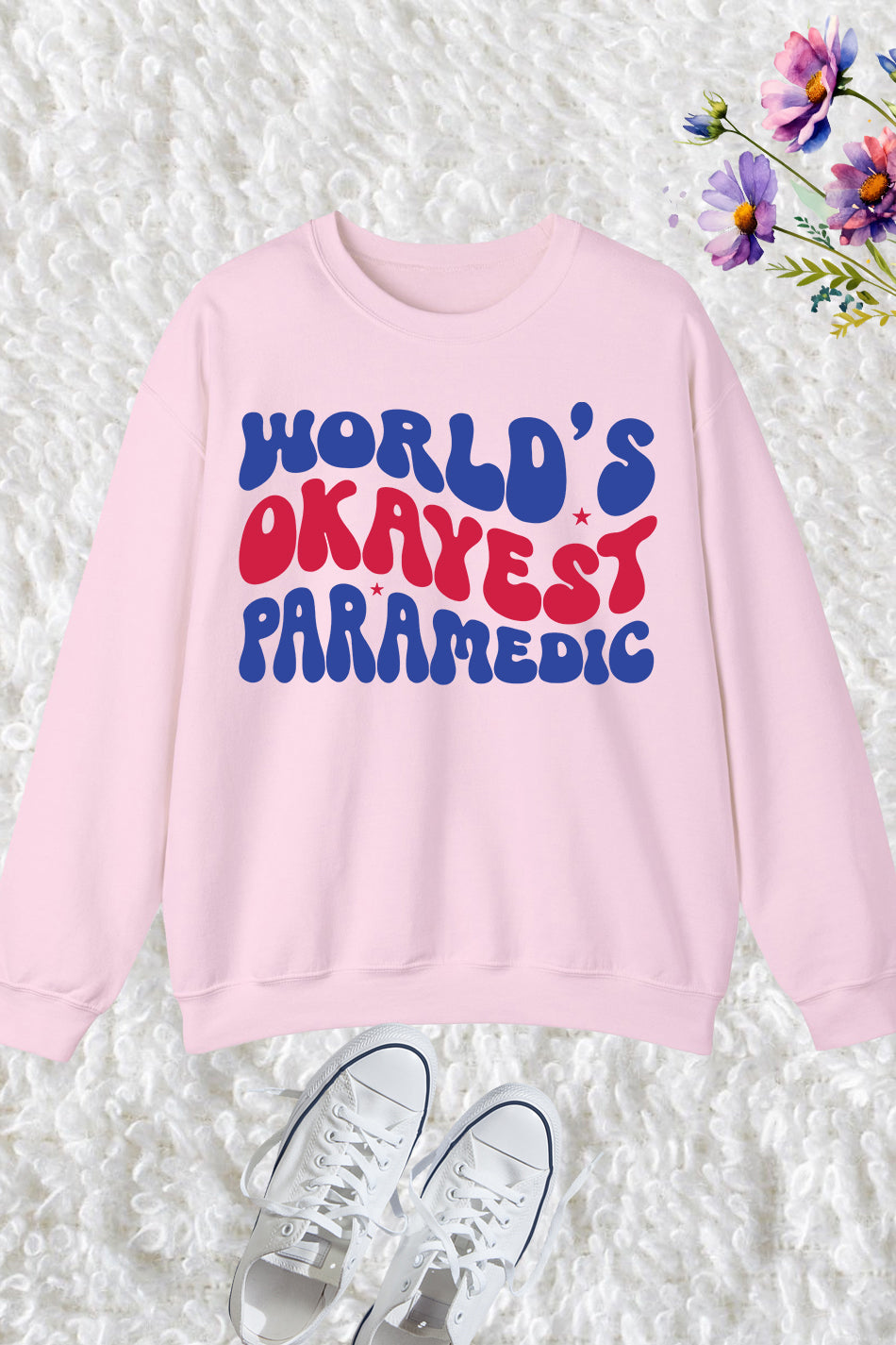 World’s Okayest Paramedic Retro Sweatshirt