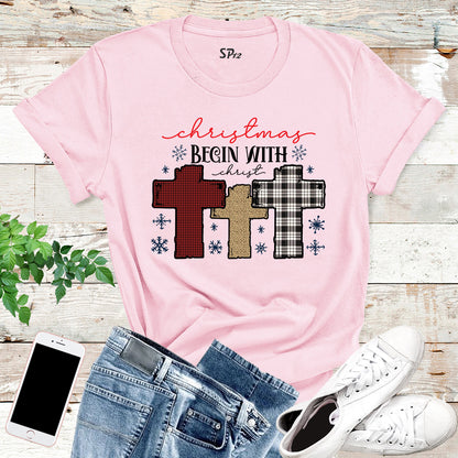 Christmas Begin with Christ T-Shirt
