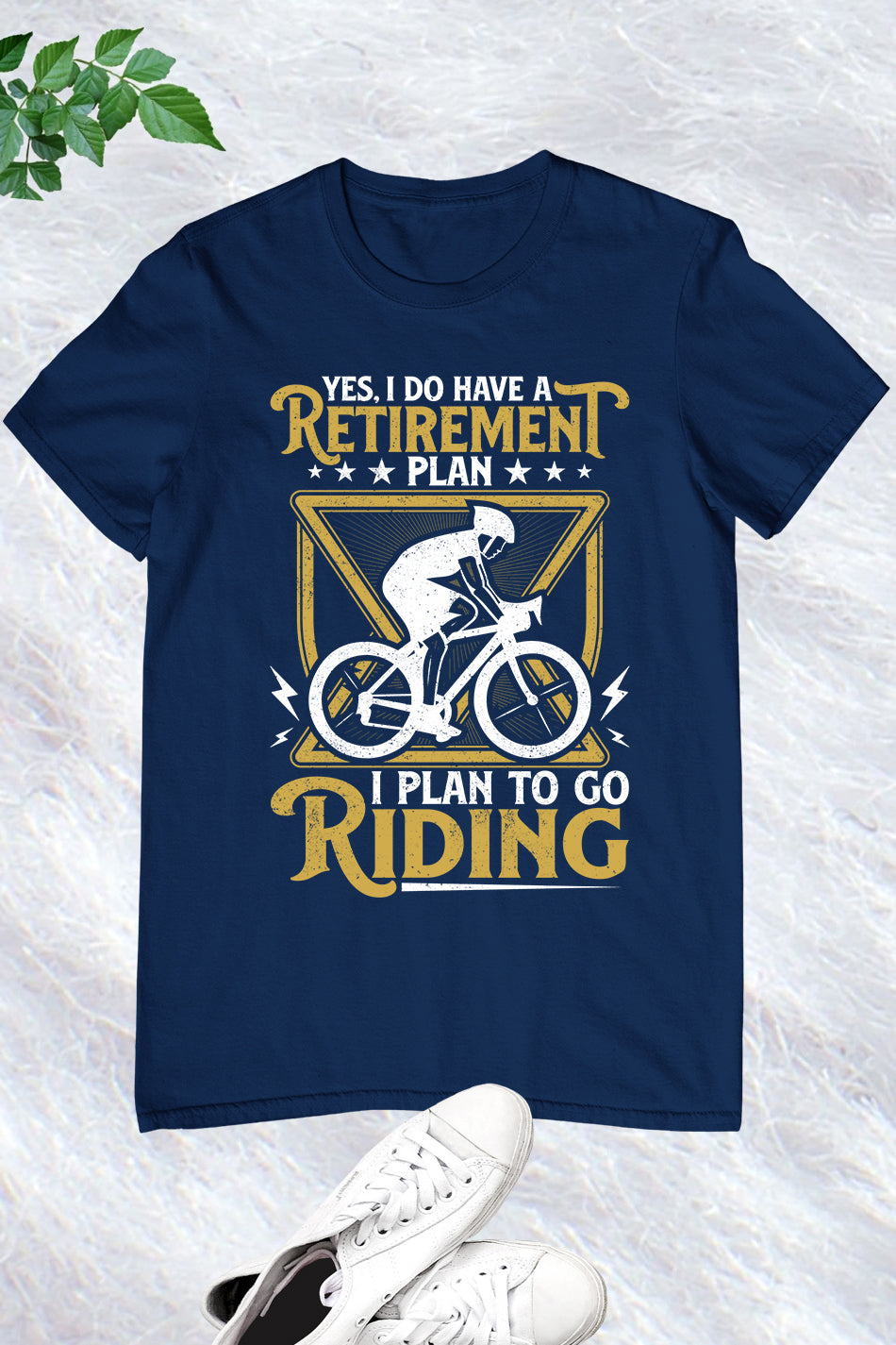 Retirement Bicycle Rider  T-shirt