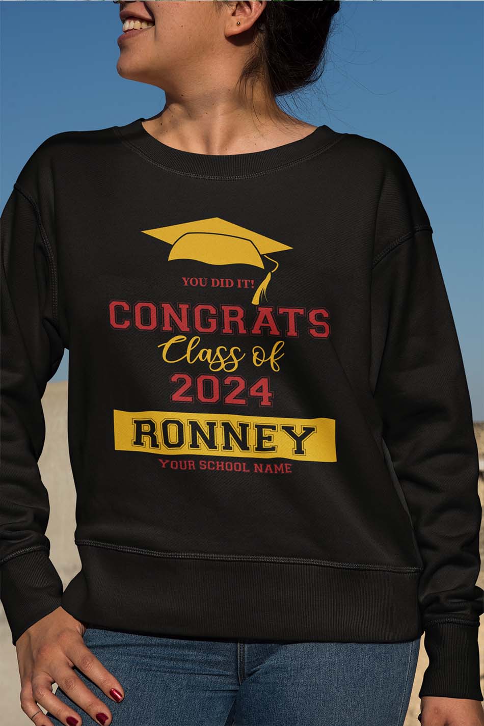 Congrats Class of 2024 Personalized Sweatshirts