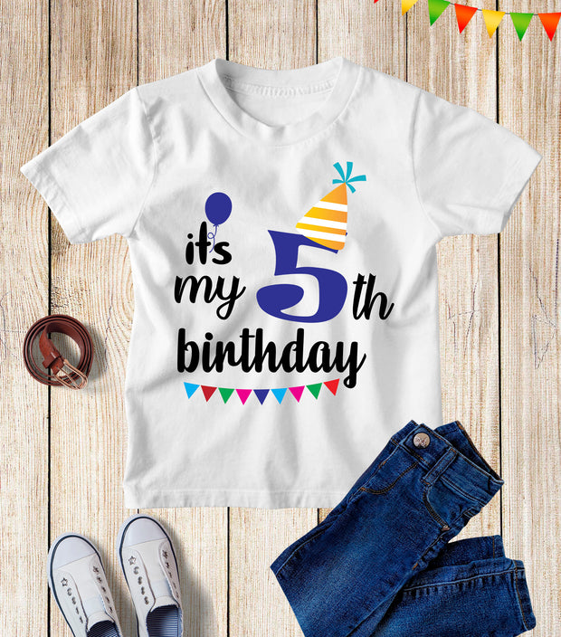 Birthday Boy Kids T Shirt Its My Birthday Shirt