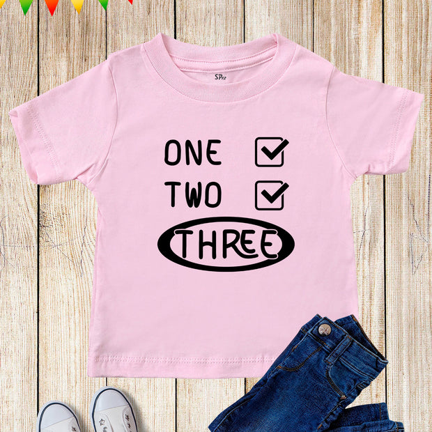 3rd Birthday Toddler T Shirt