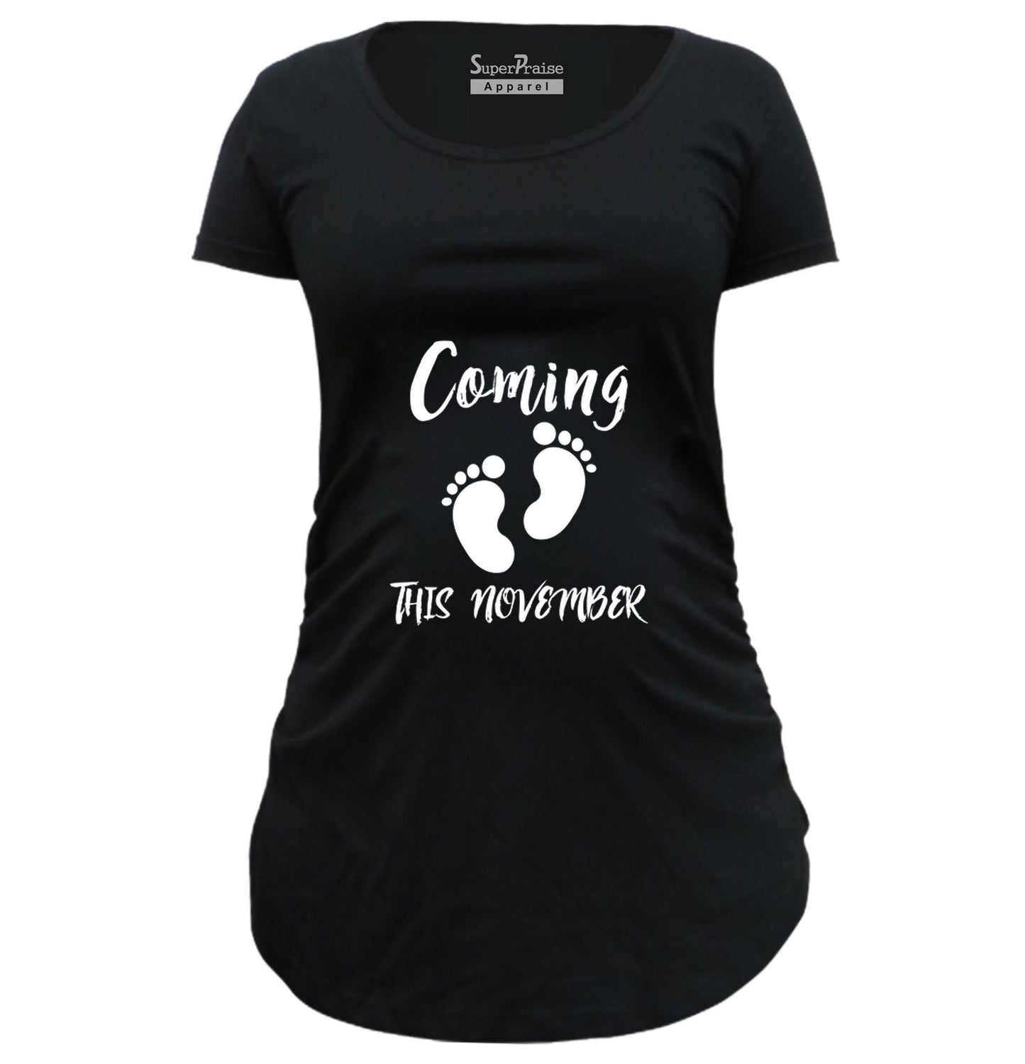 Coming This November Pregnancy T Shirts