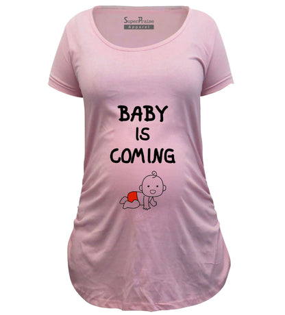 Baby is Coming Pregnancy T Shirt